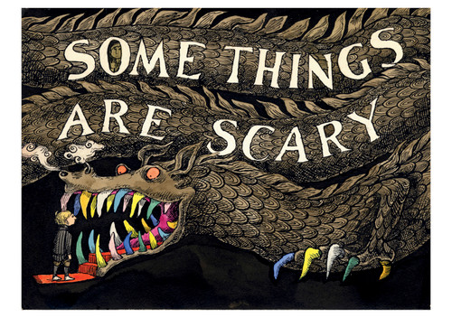 Edward Gorey: Some Things Are Scary Notecard