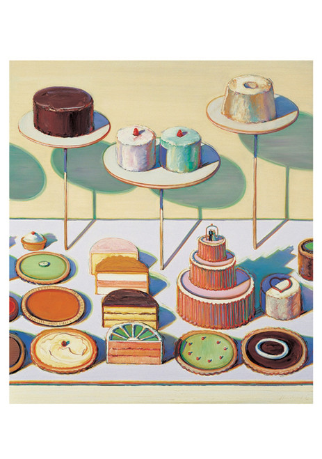 Wayne Thiebaud: Cakes and Pies Notecard