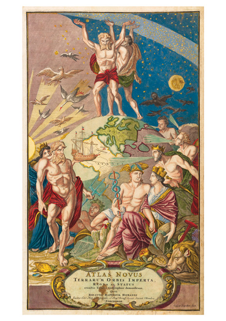 Atlas Novus Postcard - Pack of 6