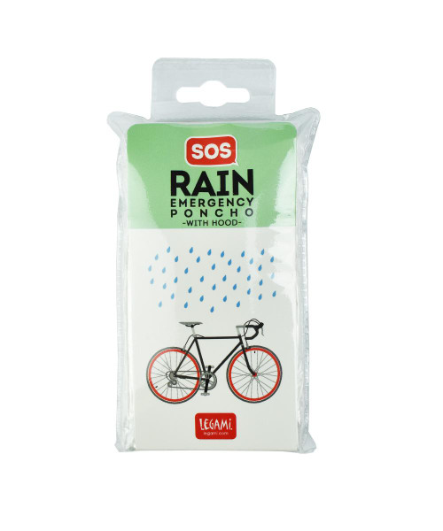 SOS RAIN EMERGENCY PONCHO - PACK 18 PCS