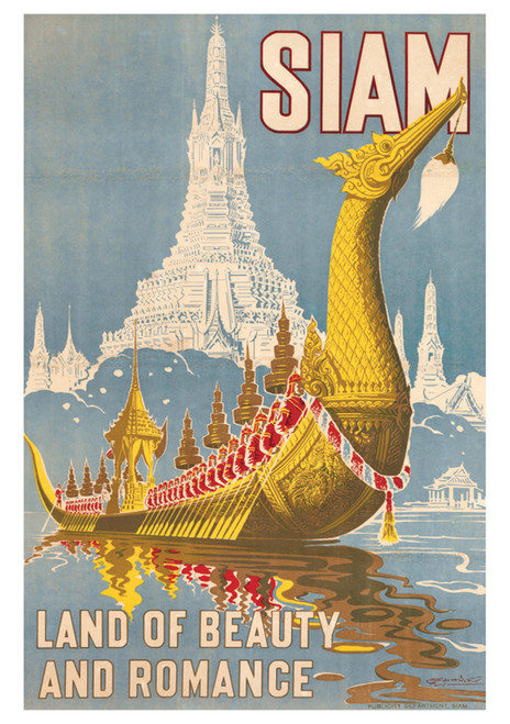 Siam Land of Beauty and Romance Postcard - Pack of 6