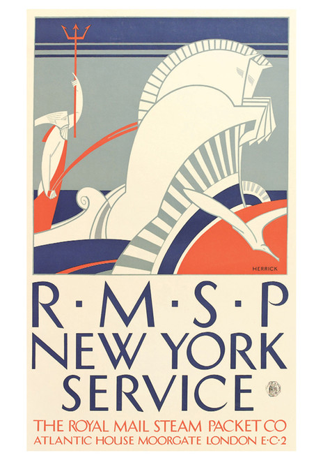 RMSP New York Service Postcard - Pack of 6