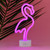 NEON EFFECT LED LAMP - IT'S A SIGN - FLAMINGO