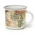 NEW BONE CHINA PORCELAIN MUG - CUP-PUCCINO - TRAVEL