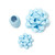 SET OF TWO BOWS AND A RIBBON - BOWS & RIBBON SET - LIGHT BLUE
