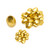 SET OF TWO BOWS AND A RIBBON - BOWS & RIBBON SET - GOLD