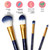 SET OF 4 MAKEUP BRUSHES - OH MY GLOW! - STARS