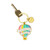 ENAMEL KEY RING - WHAT A KEY RING - AIR BALLOON