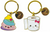 WHAT A KEY RING -SET OF 2 - POO - Pack of 3