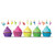 CAKE CANDLES - PARTY CANDLES - MULTICOLOR