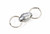 TROIKA "PLUS & MINUS" KEYRING - SILVER