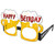 LARGE GREETING CARD - GREETING CARD - EYEGLASSES BEER - BEER