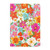 QUADERNO - SMALL LINED NOTEBOOK - FLOWERS - PACK OF 3