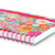 SPIRAL NOTEBOOKS - LARGE LINED - FLOWERS