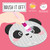 MAKE-UP BRUSH CLEANING PAD - BRUSH IT OFF! - PANDA
