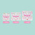 SET OF 3 REUSABLE SNACK BAGS - SNACK BAGS - UNICORN