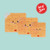 SET OF 3 REUSABLE SNACK BAGS - SNACK BAGS - COOKIE