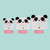SET OF 3 REUSABLE SNACK BAGS - SNACK BAGS - PANDA