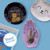 CERAMIC PLATE - RINGS & THINGS - STARS