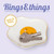 CERAMIC PLATE - RINGS & THINGS - EGG