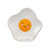 CERAMIC PLATE - RINGS & THINGS - EGG