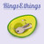 CERAMIC PLATE - RINGS & THINGS - AVOCADO