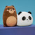 PILLOW - SUPER SOFT! - PANDA