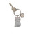 ENAMEL KEY RING - WHAT A KEY RING! - KITTY
