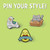 ENAMEL METAL PIN - PIN YOUR STYLE! - AVOCADO