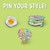 ENAMEL METAL PIN - PIN YOUR STYLE! - AIR BALLOON