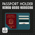 PASSPORT HOLDER - PETROL BLUE