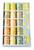 MT Tape  Colour Display Set - Yellow