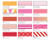 MT Tape Colour Display Set - Red