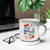 NEW BONE CHINA PORCELAIN MUG - CUP-PUCCINO - QUEEN