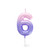 CAKE CANDLE - HAPPY BIRTHDAY CANDLE - PINK - 6