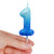 CAKE CANDLE - HAPPY BIRTHDAY CANDLE - BLUE - 1