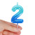CAKE CANDLE - HAPPY BIRTHDAY CANDLE - BLUE - 2