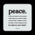 CS95 coaster - peace (ea)