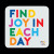 CSD239 coaster - find joy (ea)
