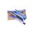 COLOR CODED JOURNAL KIT 9PCS, PENCIL CASE (PURPLE & BLUE)