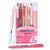 COLOR CODED WRITING SET 7PCS, PET BOX (PINK & BLACK)