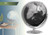 Juri Table Globe 2-axis 30cm - Black/Silver