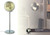 Sojus Light  Illuminated 43cm Globe - Silver / Silver