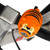 RECHARGEABLE F. BICYCLE LIGHT - FRONT BICYCLE LIGHT WITH BELL - TIGER