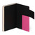 LINED NOTEBOOK - MY NOTEBOOK - LARGE - RASPBERRY
