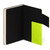 PLAIN NOTEBOOK - MY NOTEBOOK - LARGE - CHARTREUSE