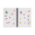 LINED SPIRAL-BOUND NOTEBOOK - SPIRAL NOTEBOOK - LARGE - TRAVEL STICKERS