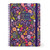 LINED SPIRAL- BOUND NOTEPAD - SPIRAL NOTEBOOK - LARGE - FLOWERS