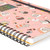 LINED SPIRAL- BOUND NOTEPAD - SPIRAL NOTEBOOK - LARGE - SUSHI CAT