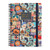 LINED SPIRAL-BOUND NOTEBOOK - SPIRAL NOTEBOOK - MAXI - TRAVEL STICKERS